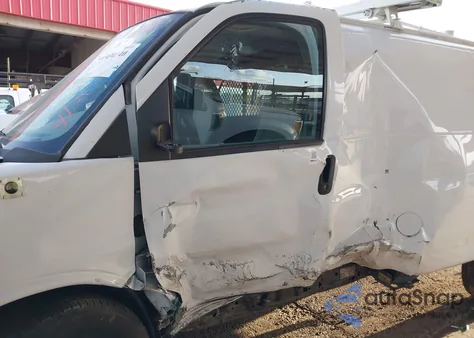 2013 Chevrolet Express 2500 Work Van from USA, damaged, VIN 1GCWGFCA6D1147985